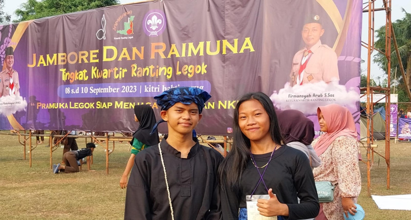 SMP Dirghantara Ikut Memeriahkan Kegiatan Jambore dan Raimuna ke-V Kwartir Ranting Kecamatan Legok